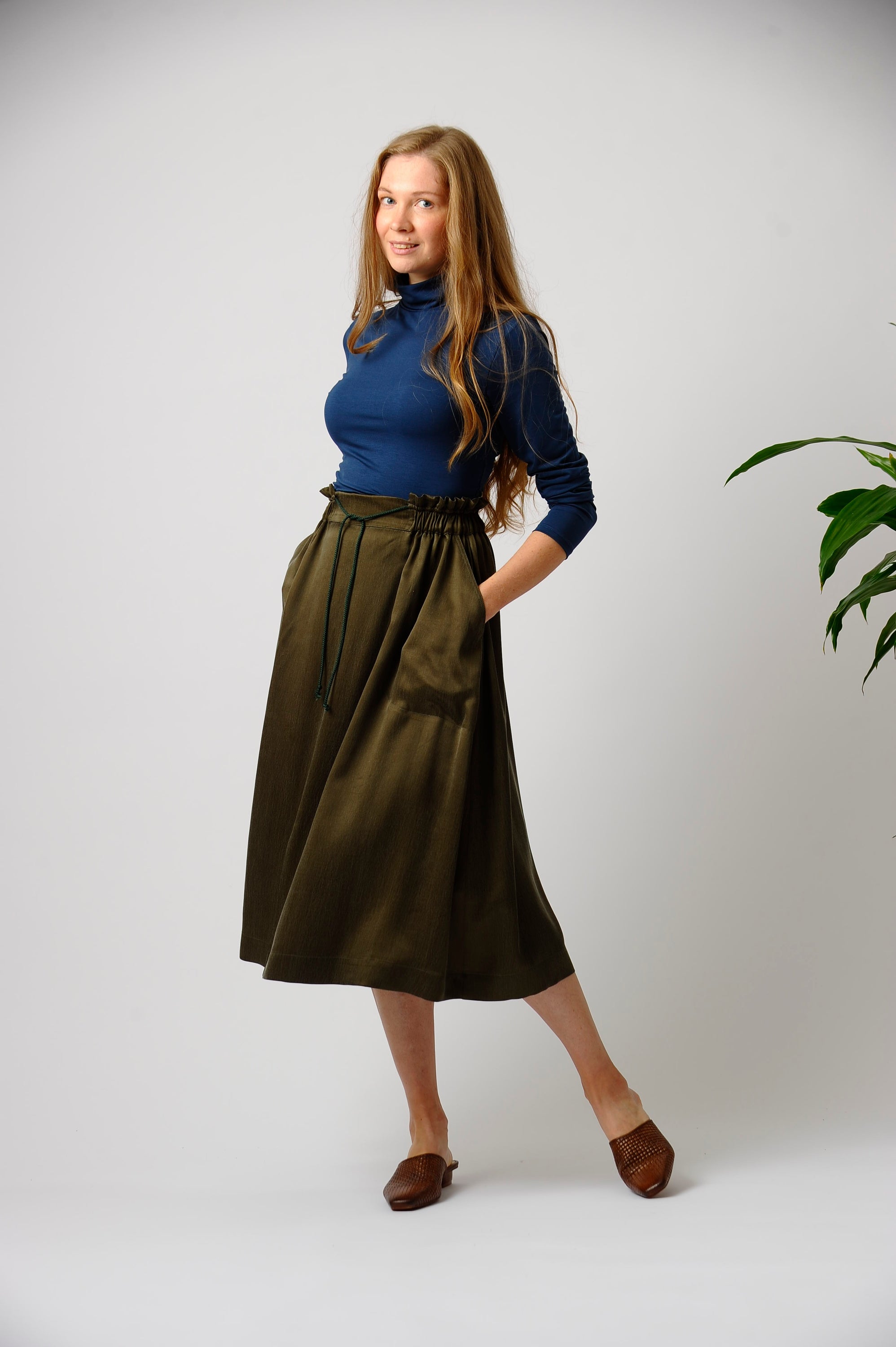 The Symphony Skirt in Olive (Limited Edition) - LAST CHANCE, FINAL SALE