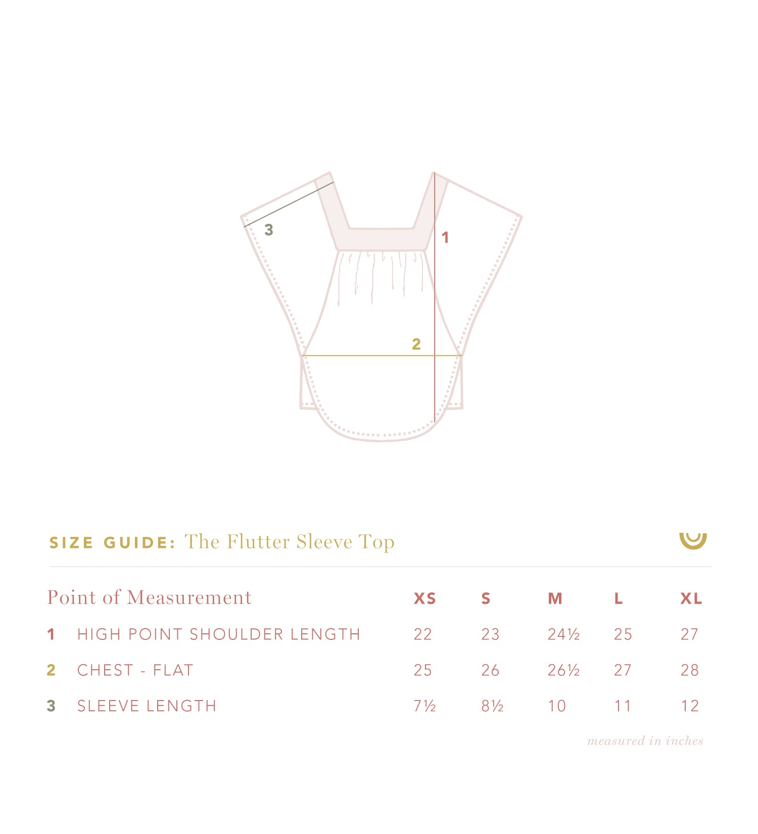 The Flutter Sleeve Top in Terra Cotta - FINAL SALE, LAST CHANCE
