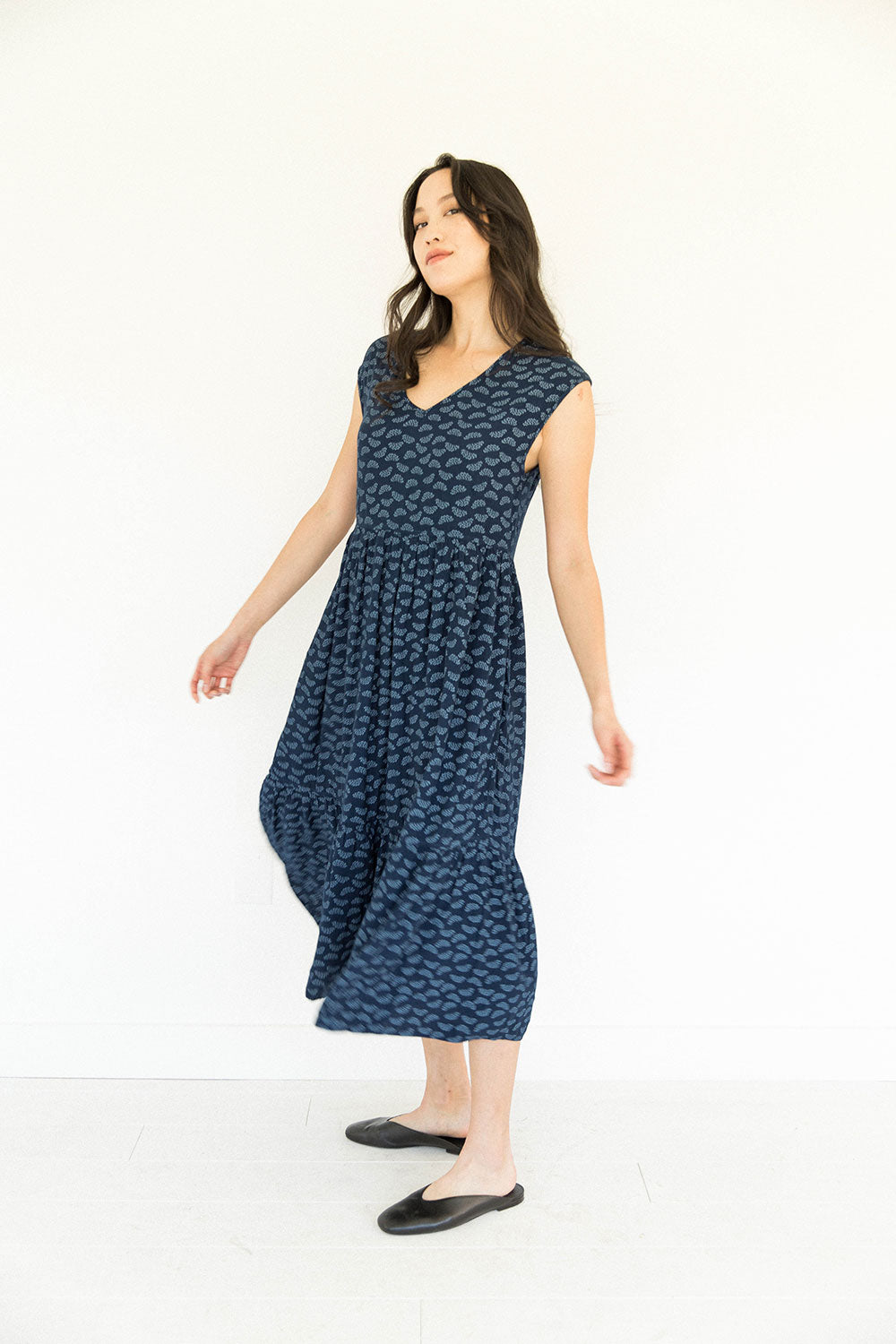 The Tiered Dress in Wildflower Seed - FINAL SALE, LAST CHANCE