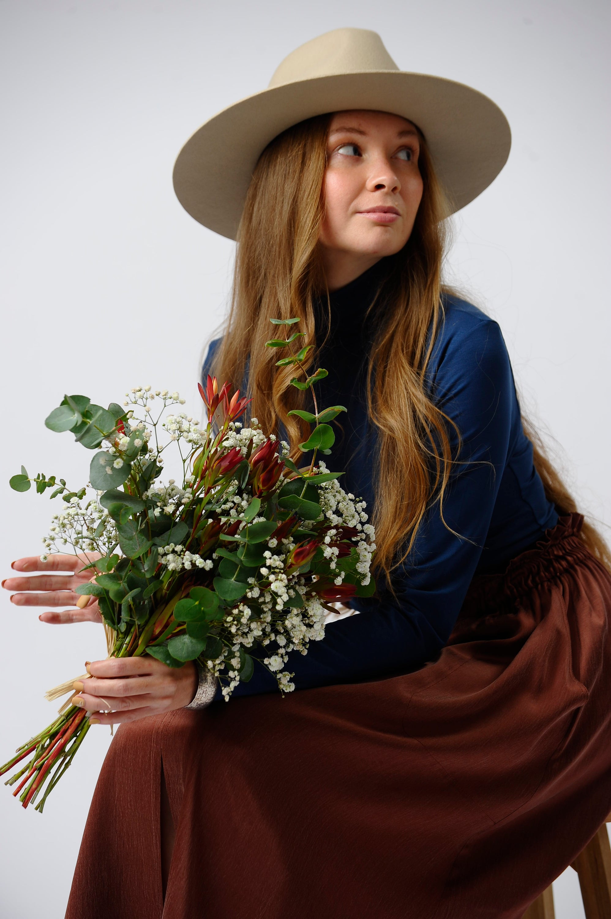 The Harmony Hat in Cream - LAST CHANCE, FINAL SALE
