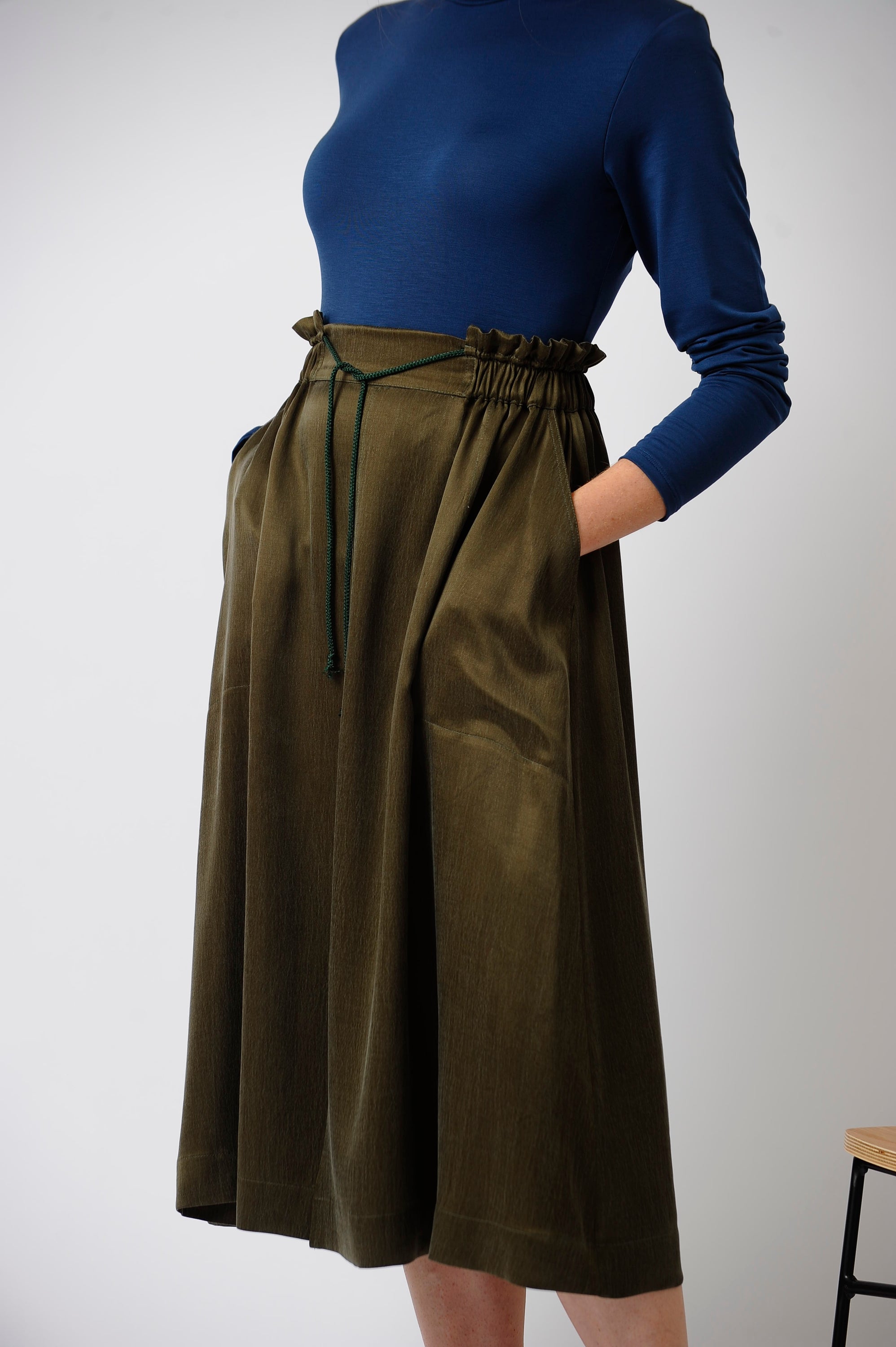 The Symphony Skirt in Olive (Limited Edition) - LAST CHANCE, FINAL SALE