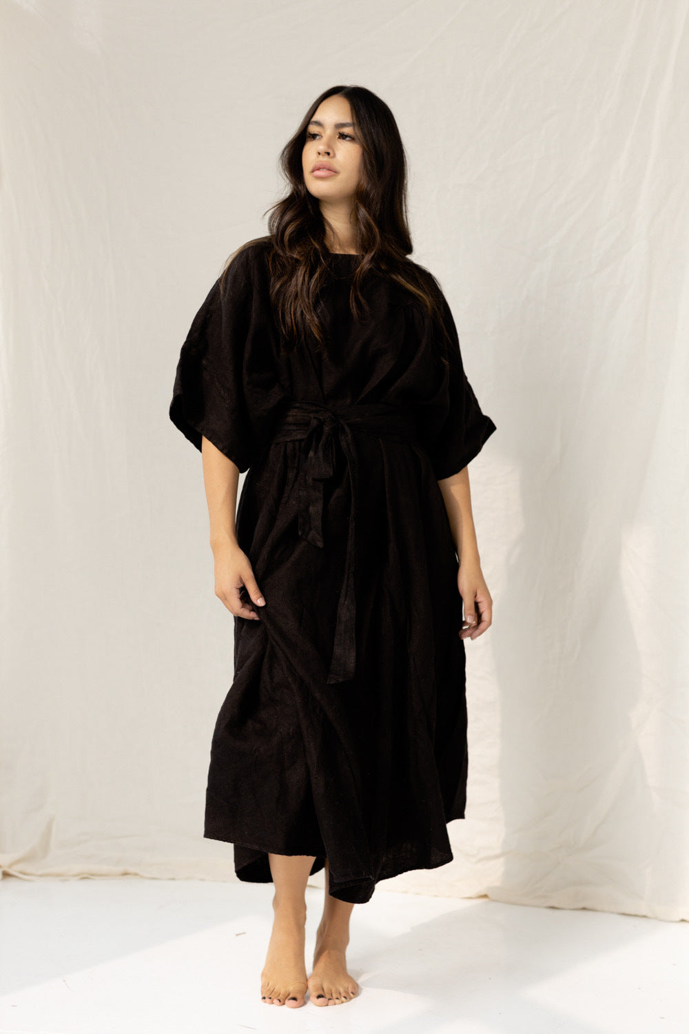 The Ema Dress in Raven