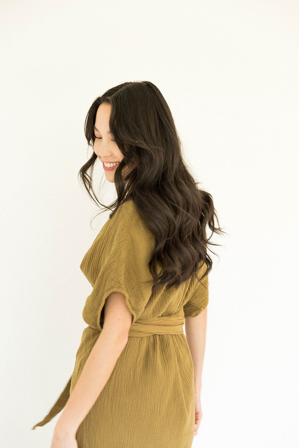 The Dolman Dress in Tapenade - FACTORY SECONDS, FINAL SALE