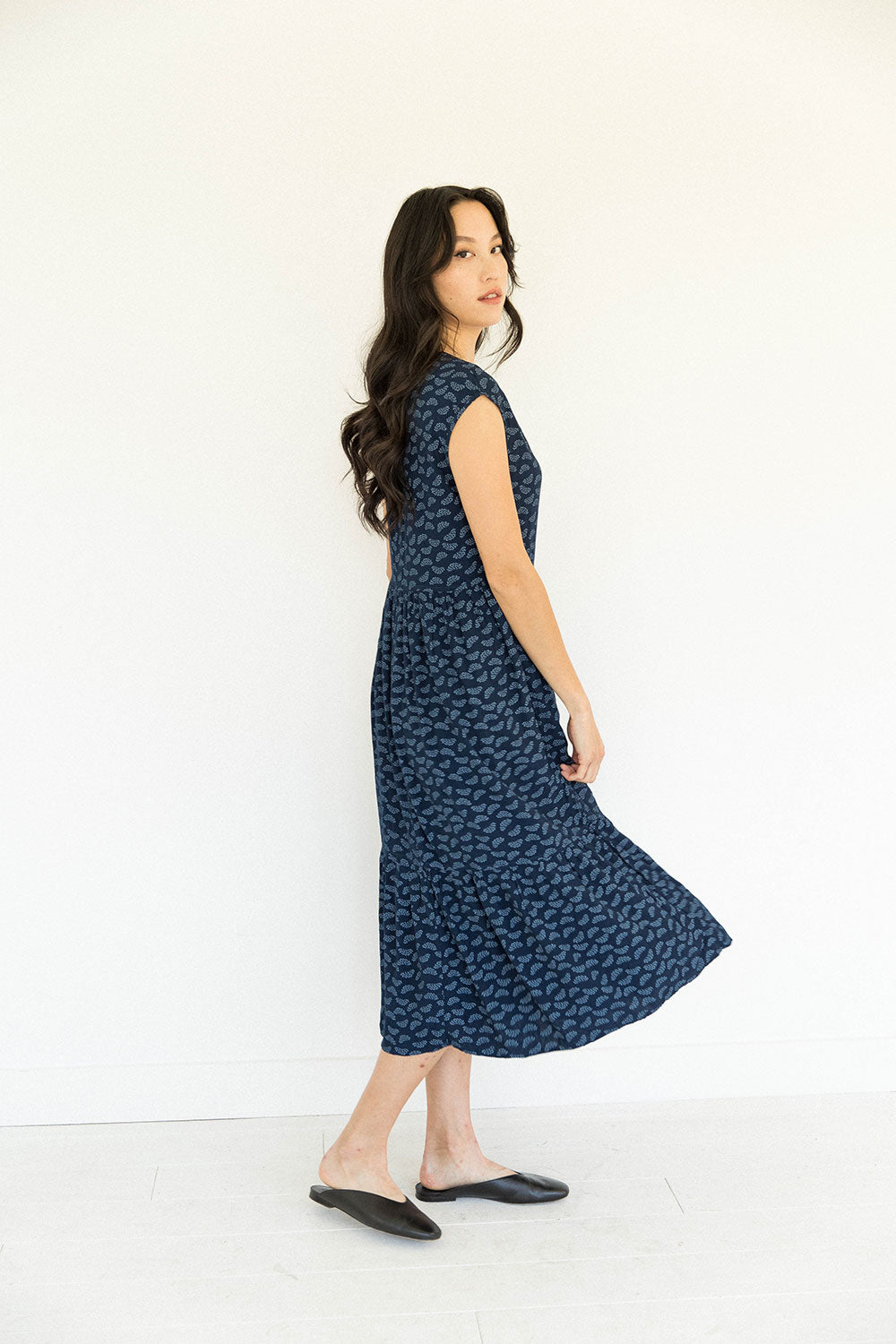The Tiered Dress in Wildflower Seed - FINAL SALE, LAST CHANCE