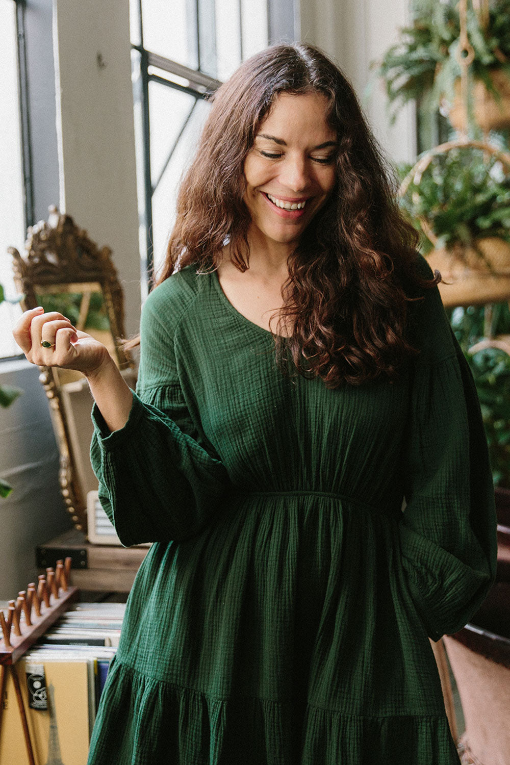The Sara Dress in Kombu