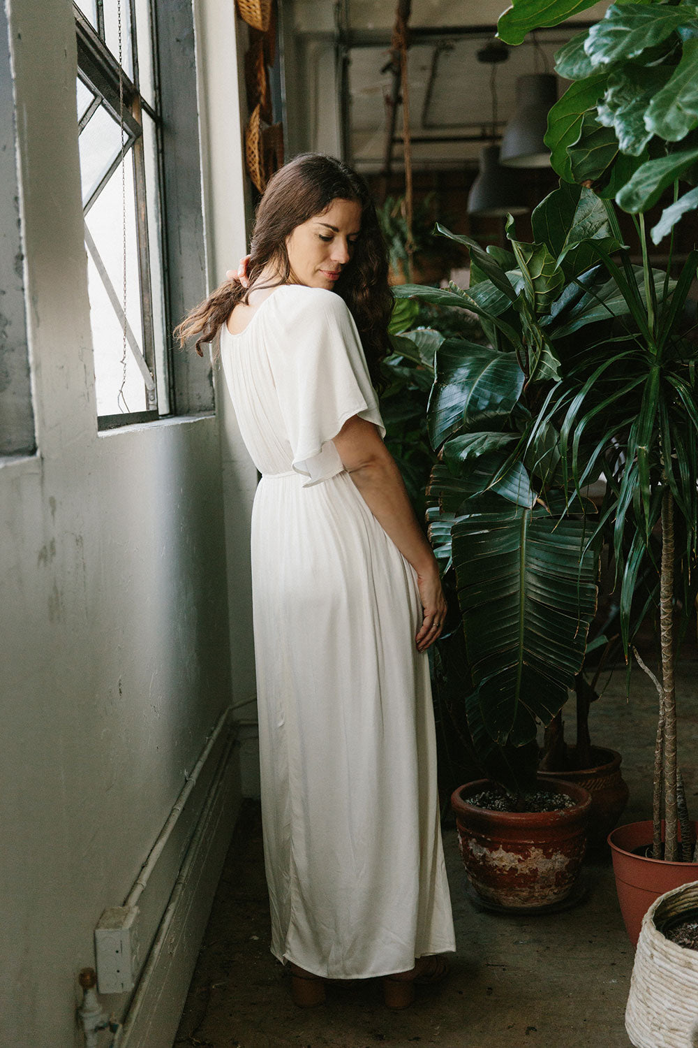 The Fiona Dress in Sea Salt