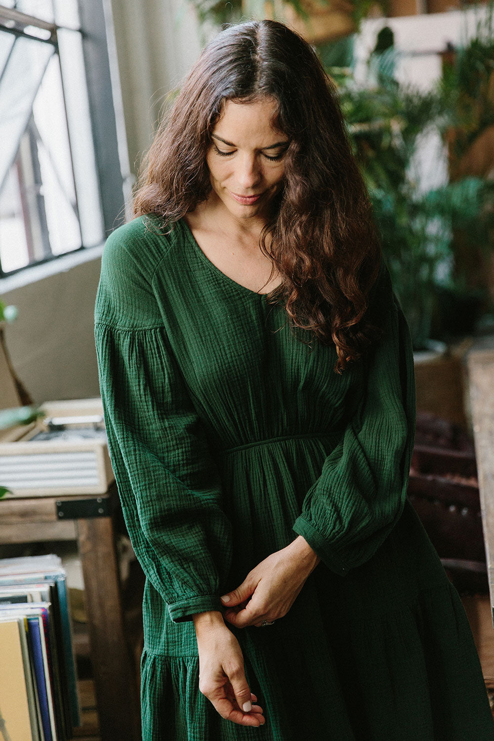 The Sara Dress in Kombu